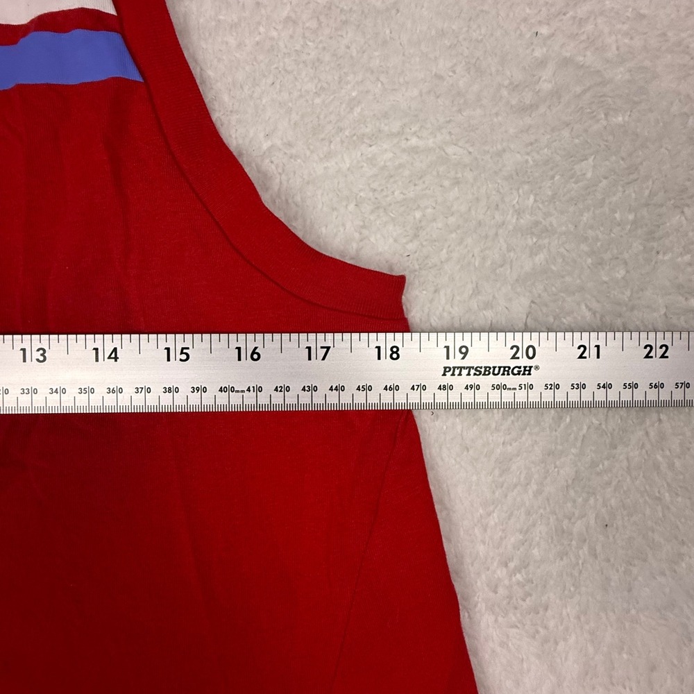 Nike Tank Top Mens Medium Red‎ Sleeveless Athletic Basketball 72 - Picture 6 of 7